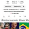 TikTok account for sale – Segredos do Mundo with organic growth and monetization.