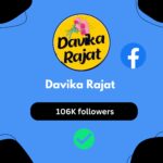 Davika Facebook Page for Sale with 106,000 Subscribers, Green Quality