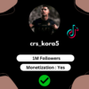 Buy TikTok France Account with 1M+ Followers, Creativity Program Enabled