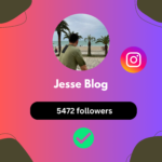 Buy Instagram Account with 5,473 Followers, Jesse Blog, Fast Delivery