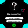 Buy Monetized TikTok Account with 106K Followers, Proven Earning History, Ready to Rebrand