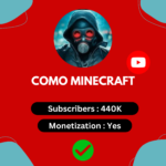 Buy Monetized YouTube Channel Gaming with 440K Subscribers – Minecraft Niche