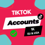 Buy TikTok Accounts 1k with Live Stream Enabled – Exclusive EU & USA TikTok Accounts