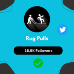Buy high-value crypto Twitter account Rug Pulls with 10k+ followers