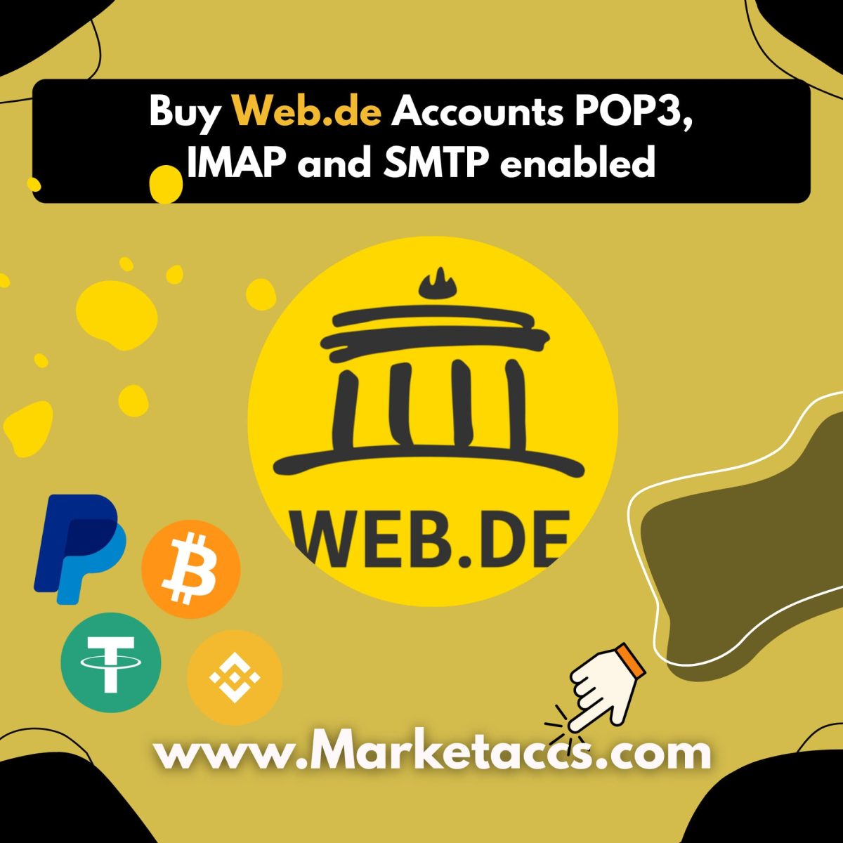 Buy Web.de Email Accounts with POP3, IMAP & SMTP Support