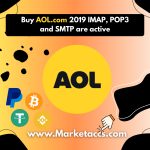 Buy 2019 AOL.com email accounts with active IMAP, POP3, and SMTP for full email protocol access