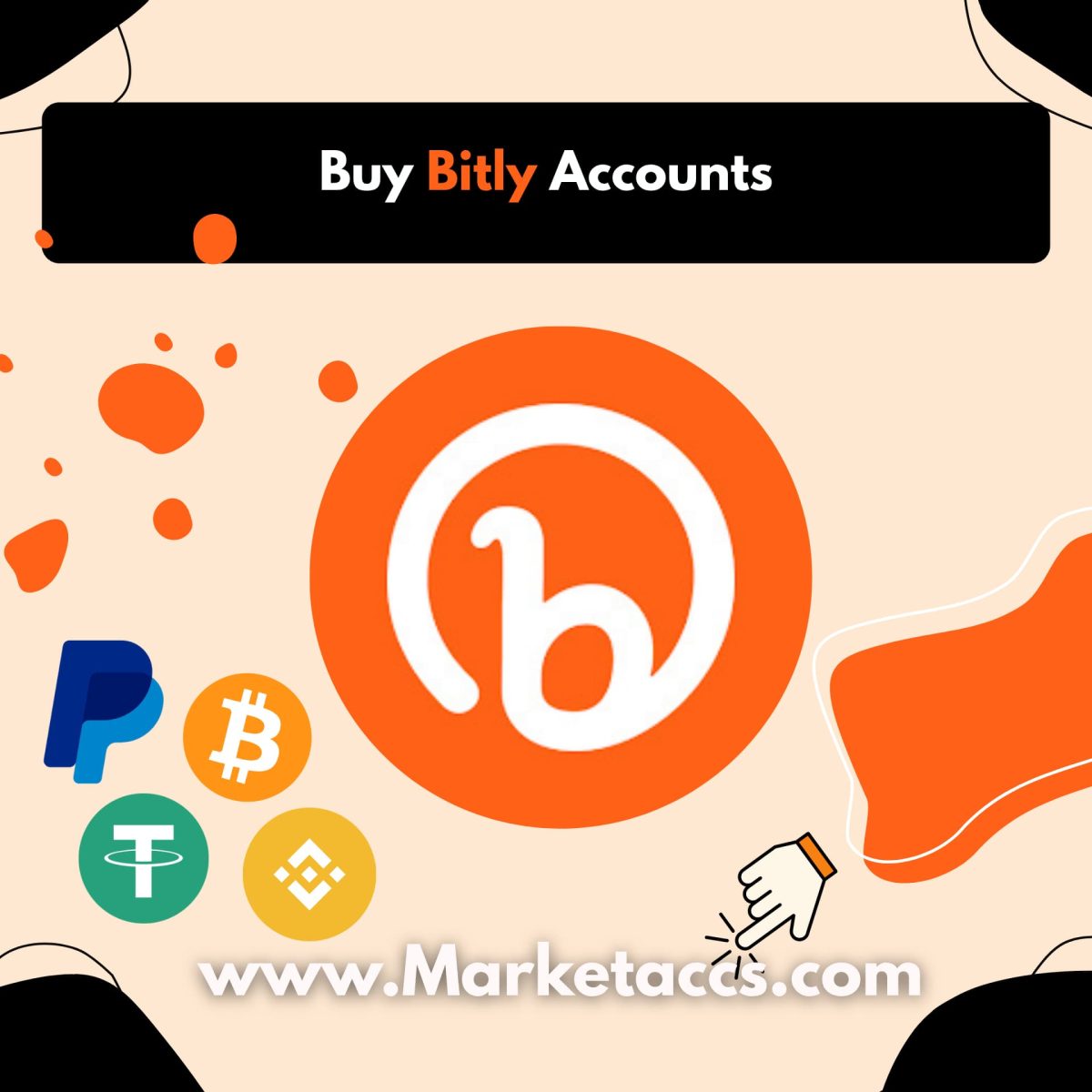 Buy Bitly accounts for custom short links, branded URLs, and click tracking analytics