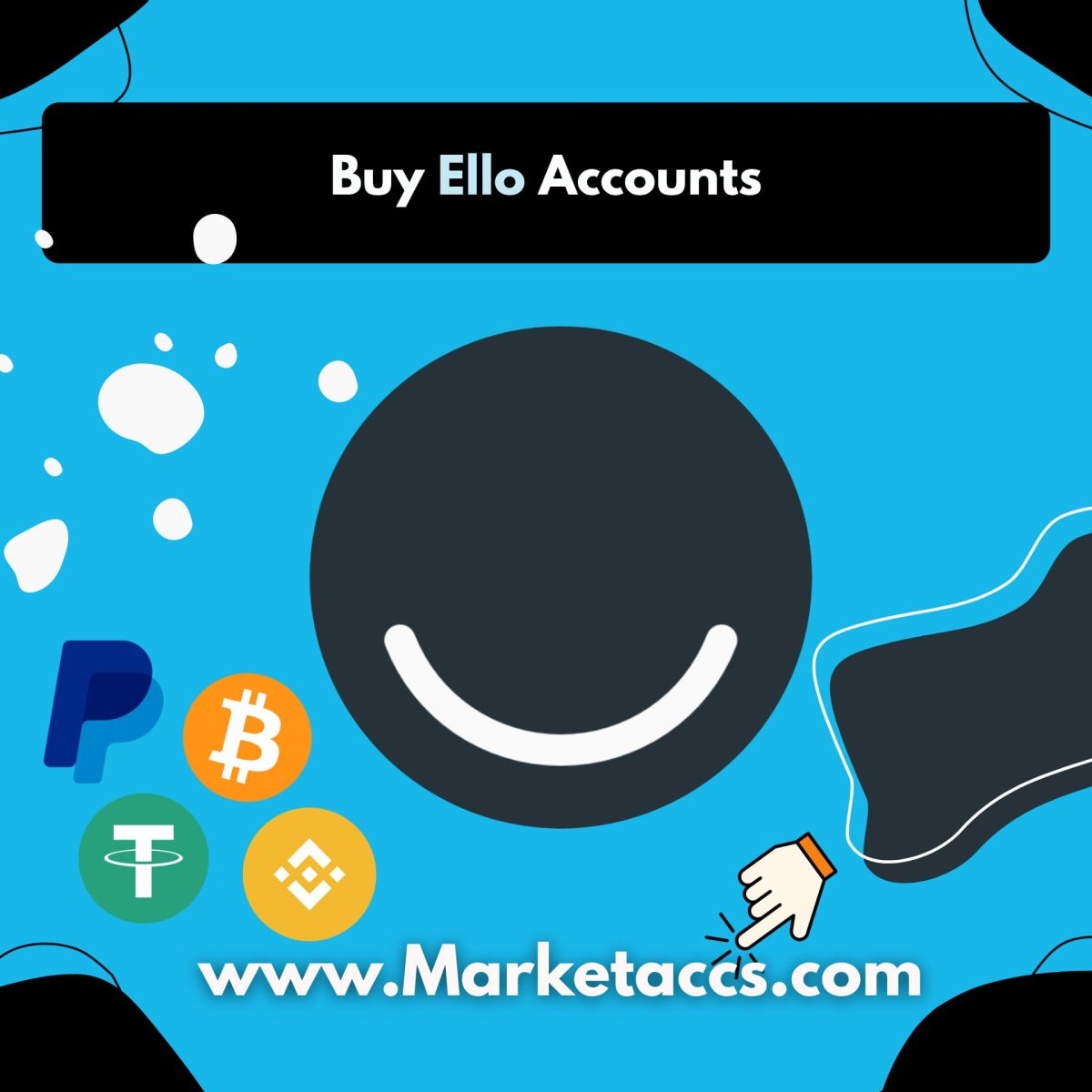 Buy Ello accounts for art sharing, creative portfolios, and social networking
