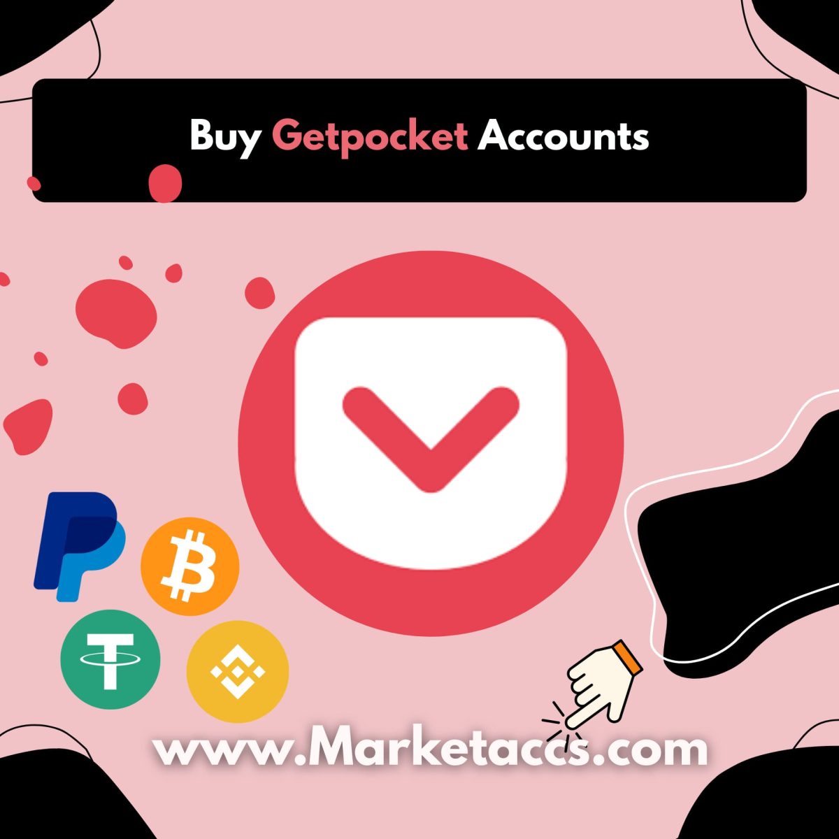 Buy GetPocket accounts for content saving, bookmarking, and personal reading lists