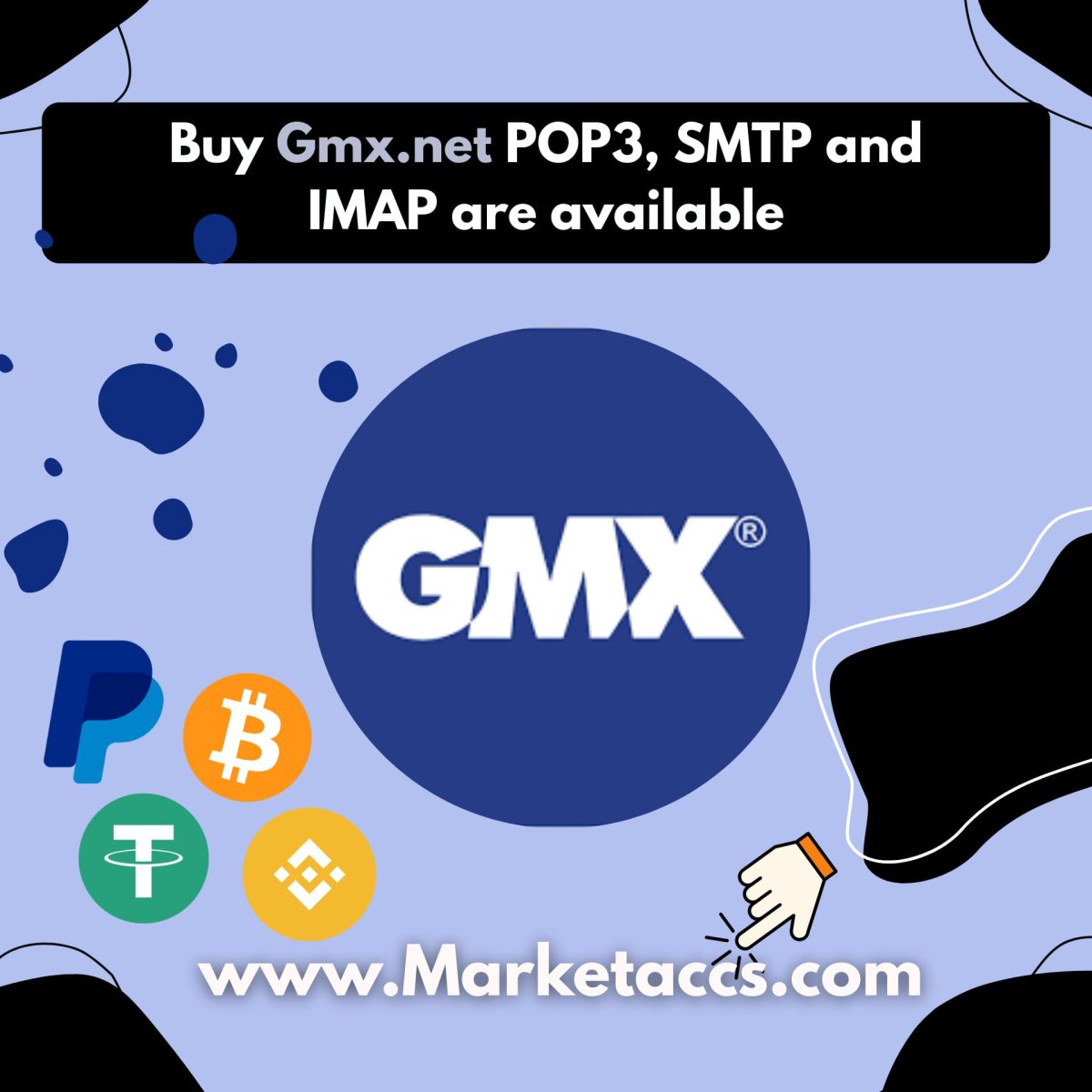Buy Gmx.net accounts with full email protocol support including POP3, SMTP, and IMAP