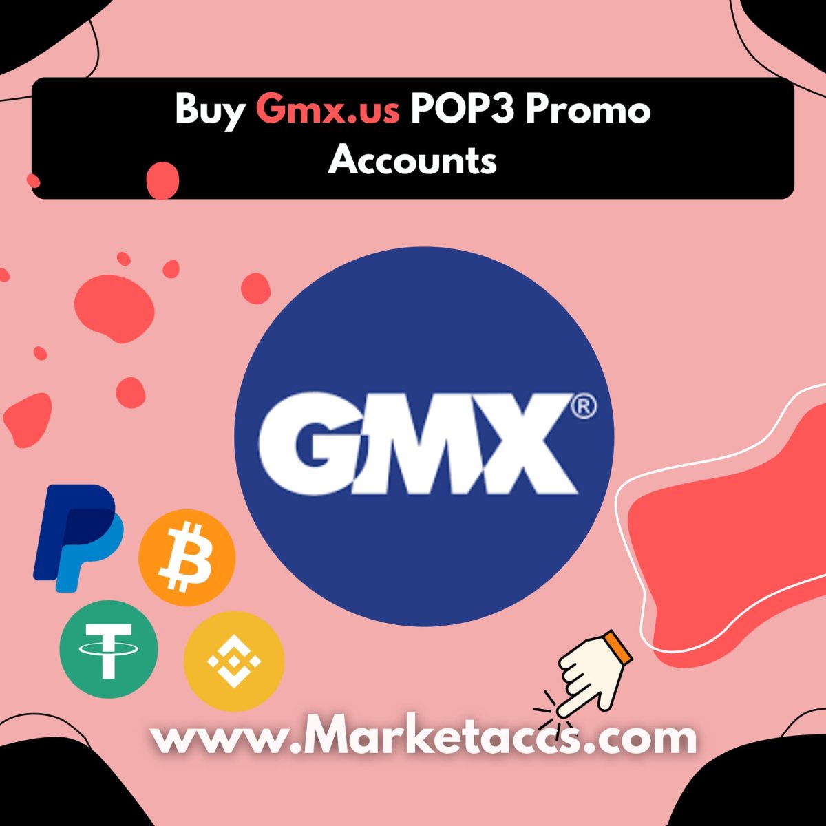 Buy Gmx.us email accounts with POP3 access for promotional emailing and inbox delivery