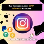Buy Instagram accounts with 500+ followers for increased engagement and marketing effectiveness
