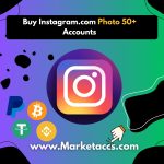 Buy Instagram accounts with 50+ uploaded photos for organic appearance and credibility