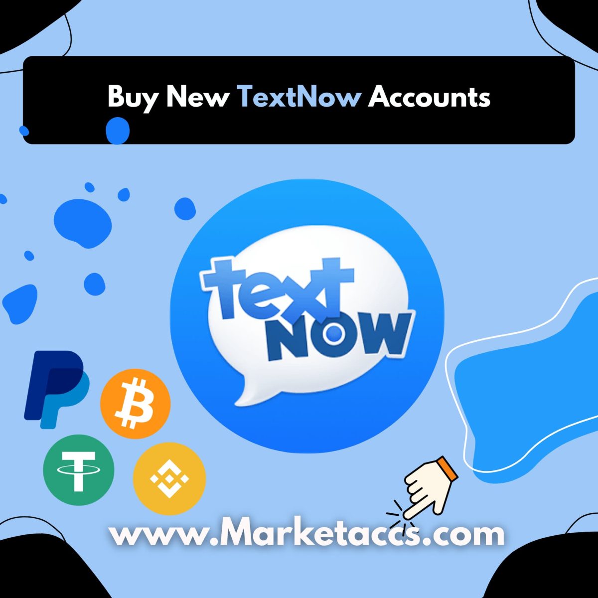 Buy new TextNow accounts for anonymous texting, calling, and virtual numbers