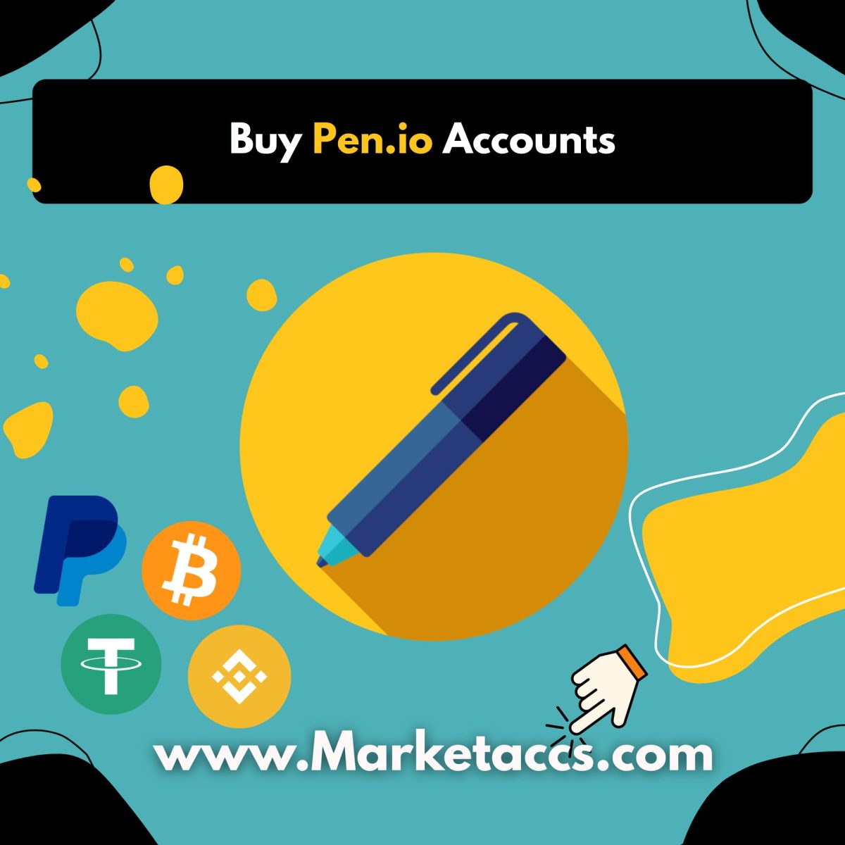 Buy Pen.io accounts for minimalist publishing, instant content creation, and anonymous blogging