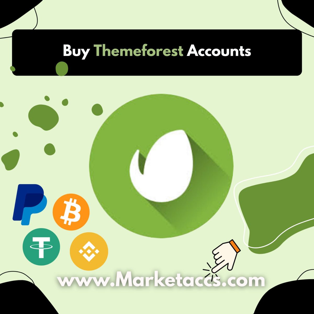 Buy ThemeForest accounts for premium WordPress themes, website templates, and web development assets
