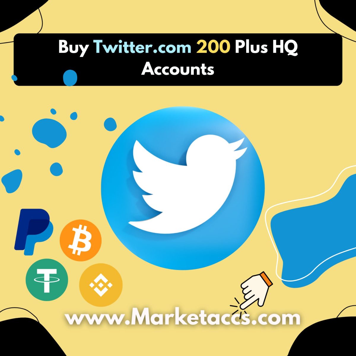 Buy Twitter.com 200 Plus HQ Accounts