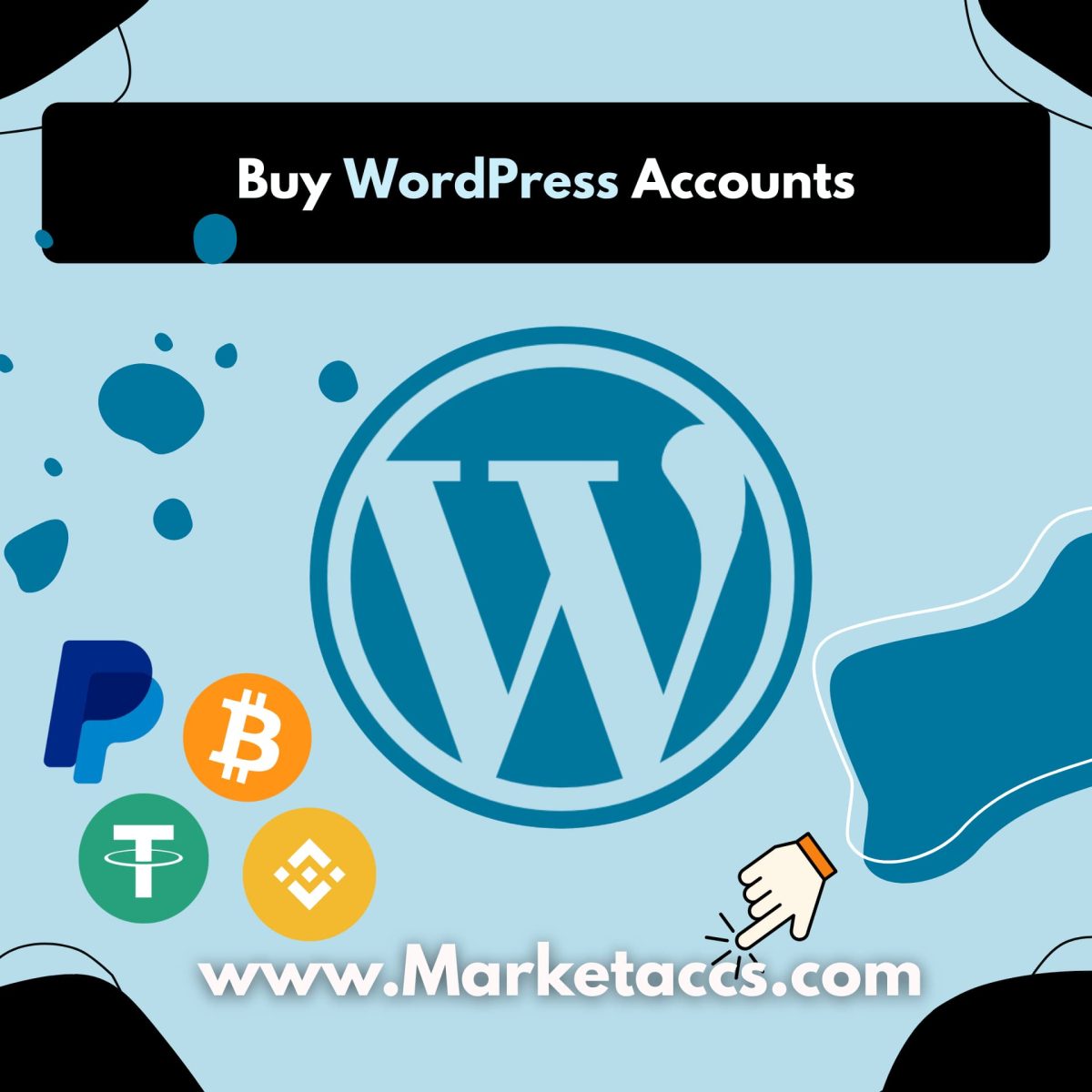 Buy WordPress accounts for blogging, website development, SEO, and affiliate marketing